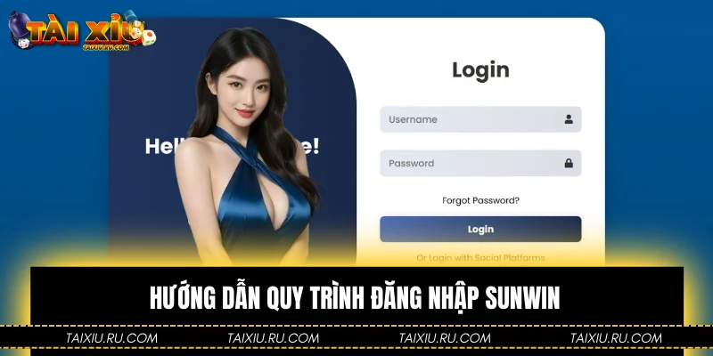 Hướng dẫn quy trình đăng nhập Sunwin